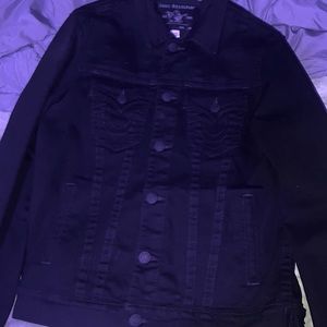Brand New Black True Religion Jean Jacket